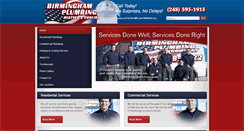 Desktop Screenshot of birminghamplumbingpros.com